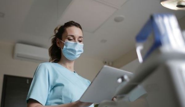 healthcare professional working